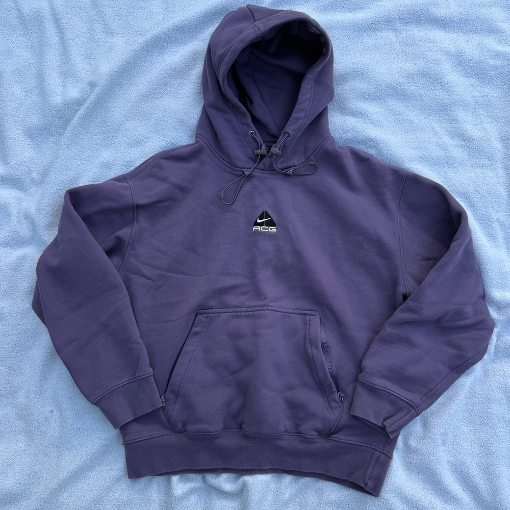 ACG Therma-FIT Fleece Pullover Hoodie Purple Size Small